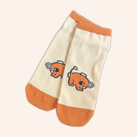 Chainsaw Dog Pochita Ankle Socks