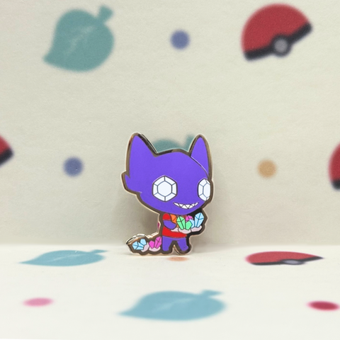 #302 Sableye Enamel Pin