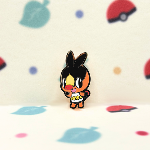 #498 Tepig Enamel Pin