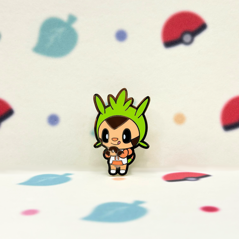 #650 Chespin Enamel Pin