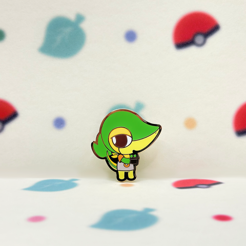 #495 Snivy Enamel Pin