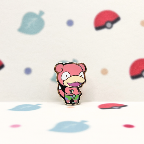 Animal Crossing Slowpoke Enamel Pin