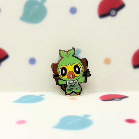 #810 Grookey Enamel Pin