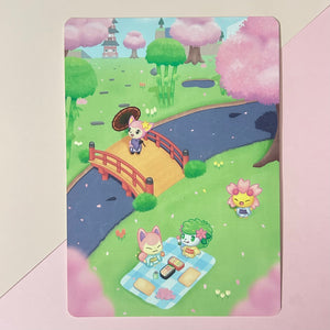 Animal Crossing Cherry Blossom Sakura Print