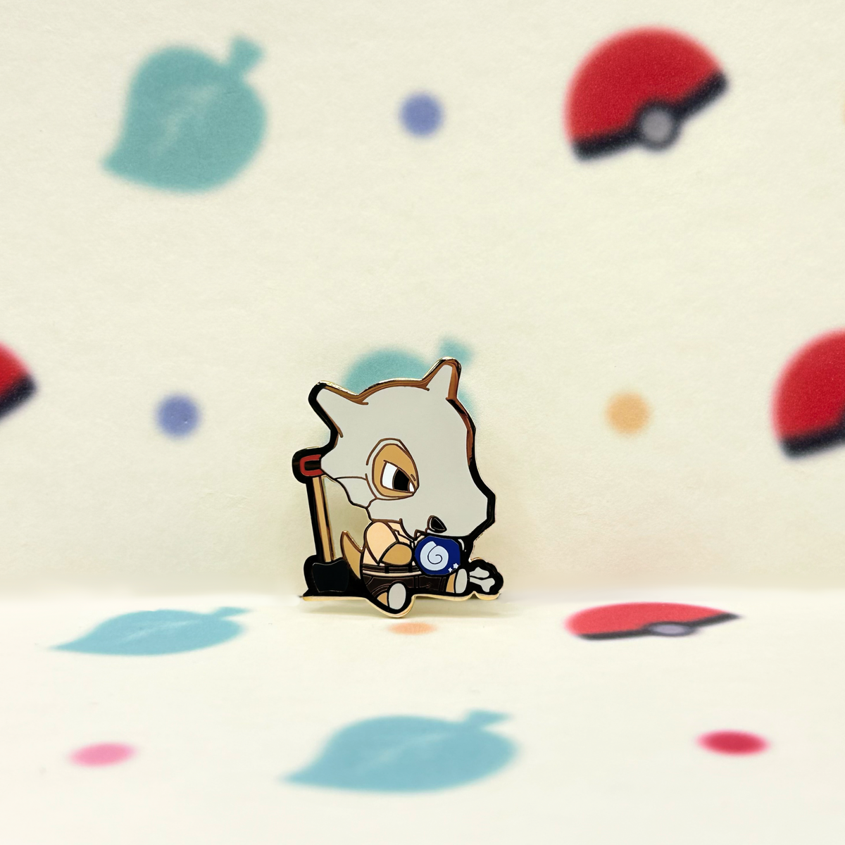 #104 Cubone Enamel Pin – Kyotatsu