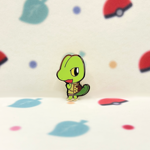 Animal Crossing Treecko Enamel Pin