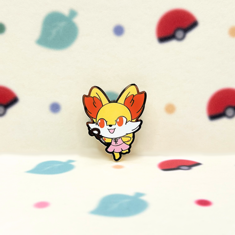 #653 Fennekin Enamel Pin