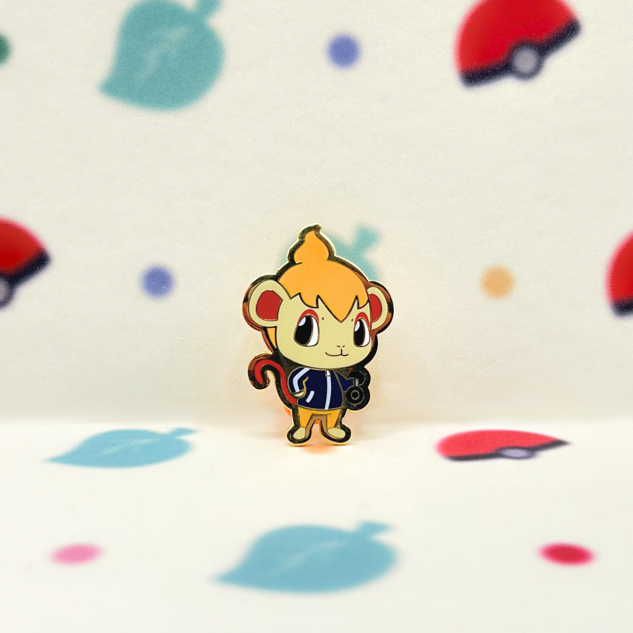 Animal Crossing Chimchar Enamel Pin