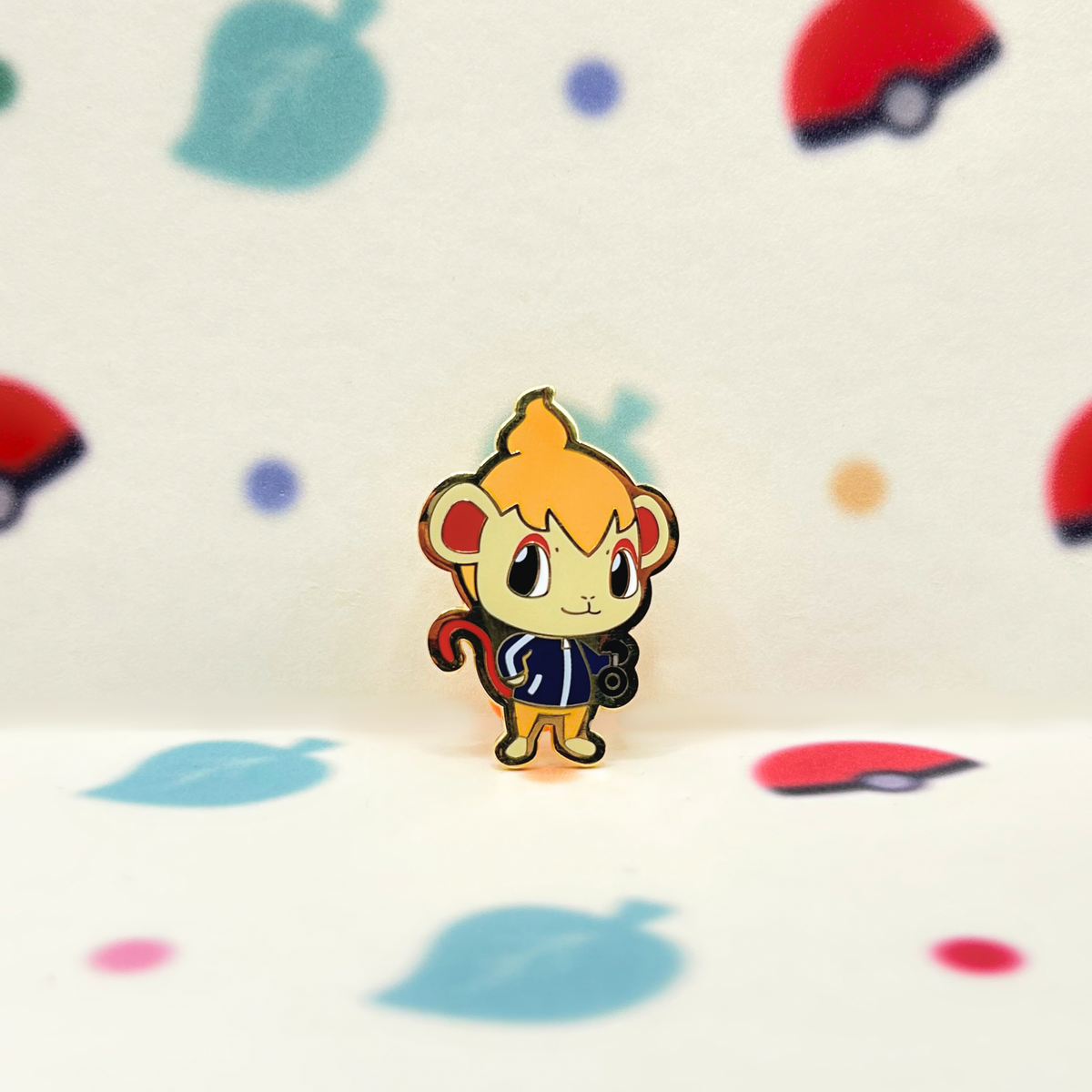 #390 Chimchar Enamel Pin – Kyotatsu