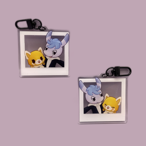 Aggretsuko - Tadano and Retsuko Keychain