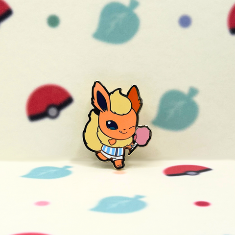 Animal Crossing Flareon Enamel Pin