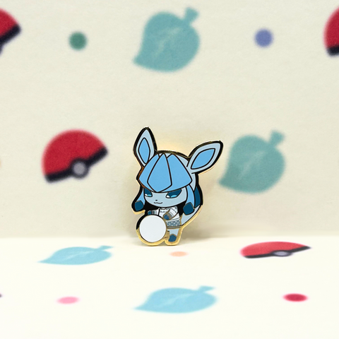 Animal Crossing Glaceon Enamel Pin