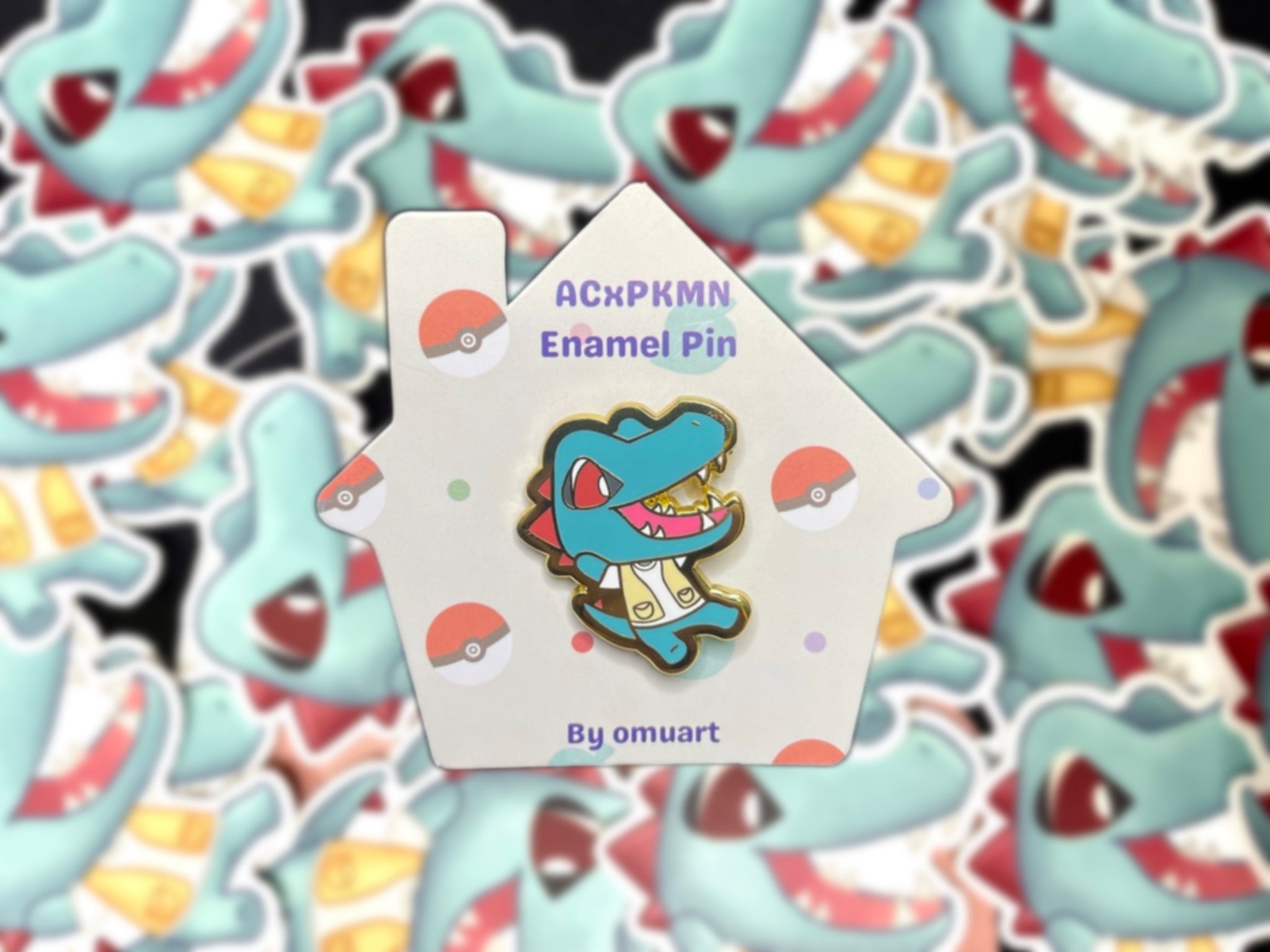#158 Totodile Enamel Pin