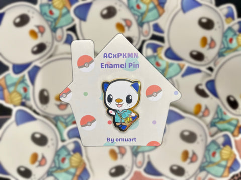 #501 Oshawott Enamel Pin