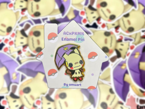 Animal Crossing Mimikyu Enamel Pin