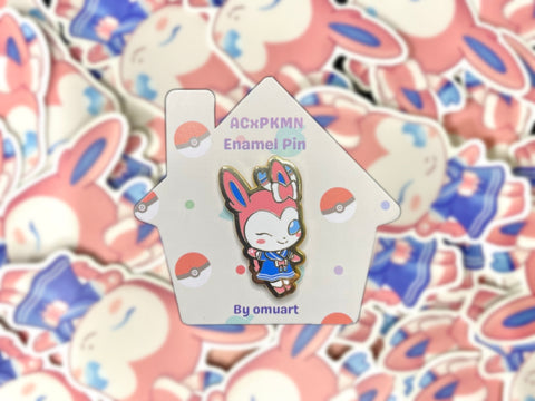 Animal Crossing Sylveon Enamel Pin