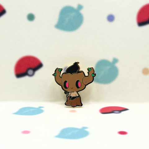 Animal Crossing Phantump Enamel Pin