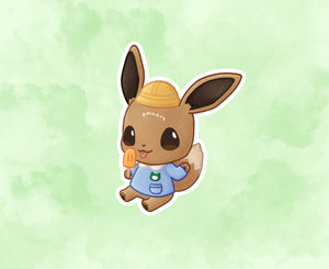 #133 AC Eevee Sticker - Matte, Vinyl