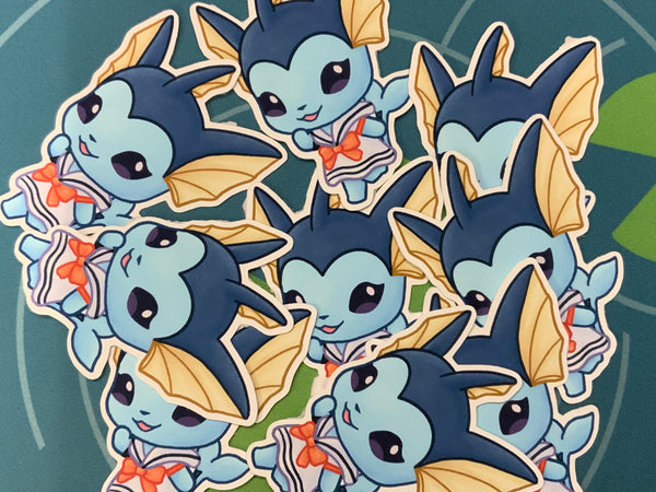 #134 AC Vaporeon Sticker - Matte, Vinyl