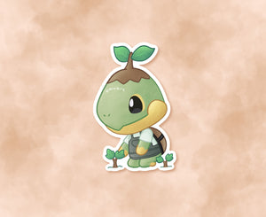 #387 AC Turtwig Sticker - Matte, Vinyl