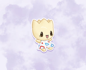 #175 AC Togepi Sticker - Matte, Vinyl