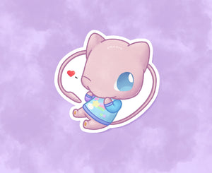 #151 AC Mew Sticker - Matte, Vinyl