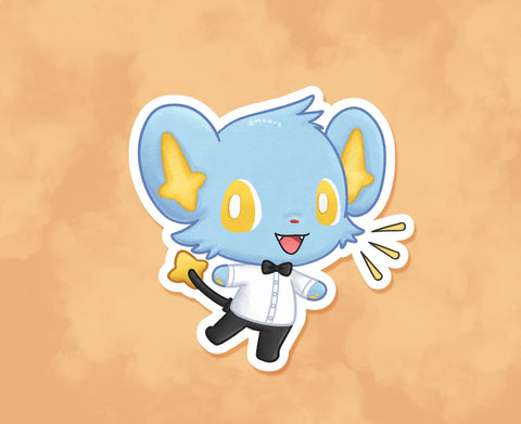 #403 AC Shinx Sticker - Matte, Vinyl