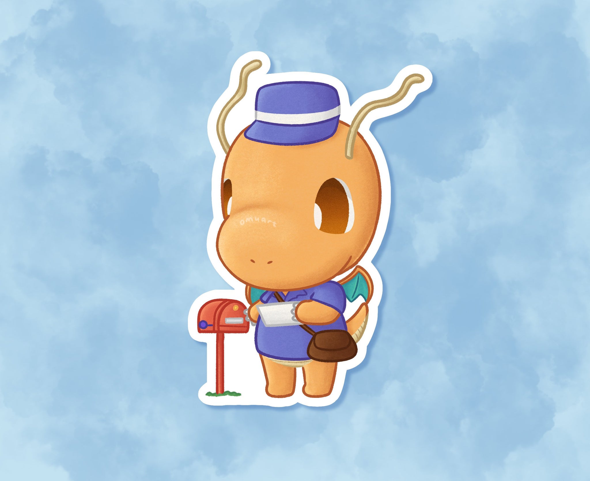 #149 AC Dragonite Sticker - Matte, Vinyl