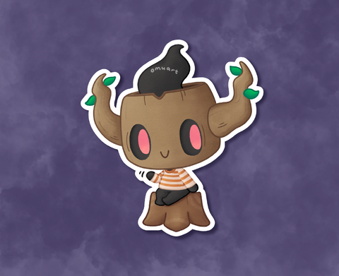 #708 AC Phantump Sticker - Matte, Vinyl