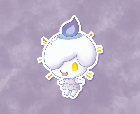 #607 AC Litwick Sticker - Matte, Vinyl