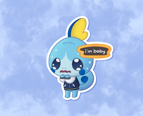 #816 AC Sobble Sticker - Matte, Vinyl