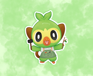 Grookey Animal Crossing Sticker - Matte, Vinyl