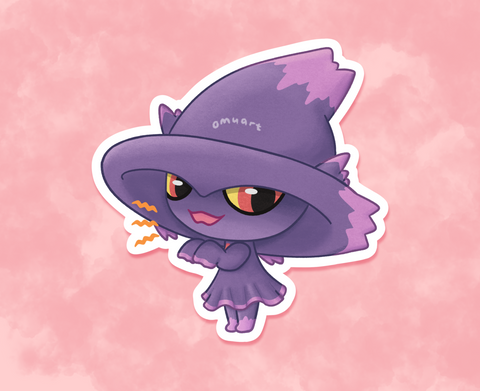 #429 AC Mismagius Sticker - Matte, Vinyl