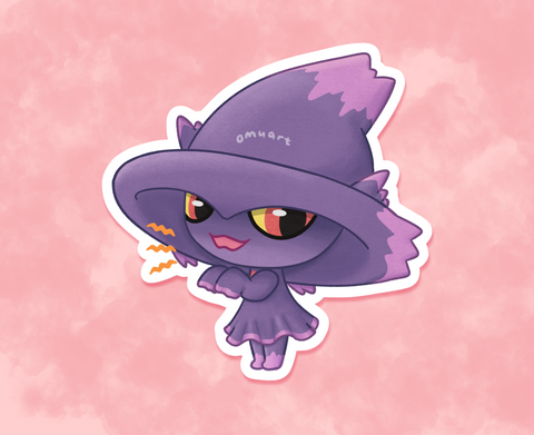 Mismagius Animal Crossing Sticker - Matte, Vinyl