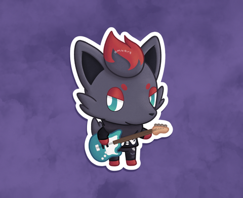 #570 AC Zorua Sticker - Matte, Vinyl