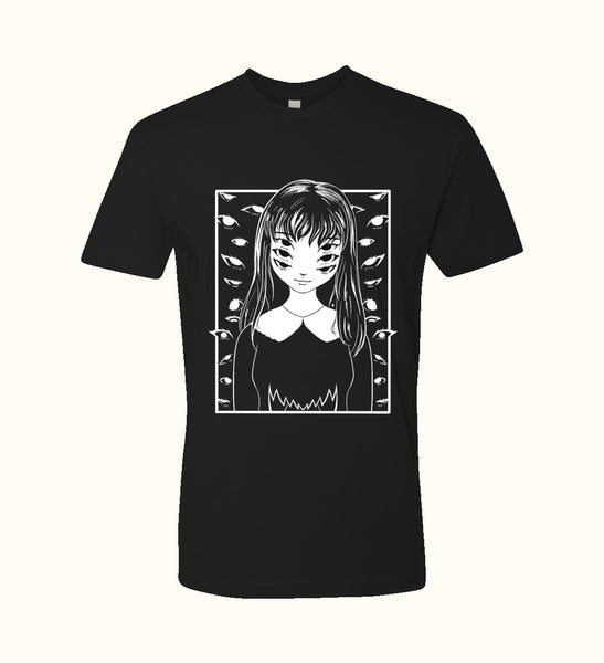 Six-Eyed Girl Unisex T-Shirt - Junji Ito-Inspired